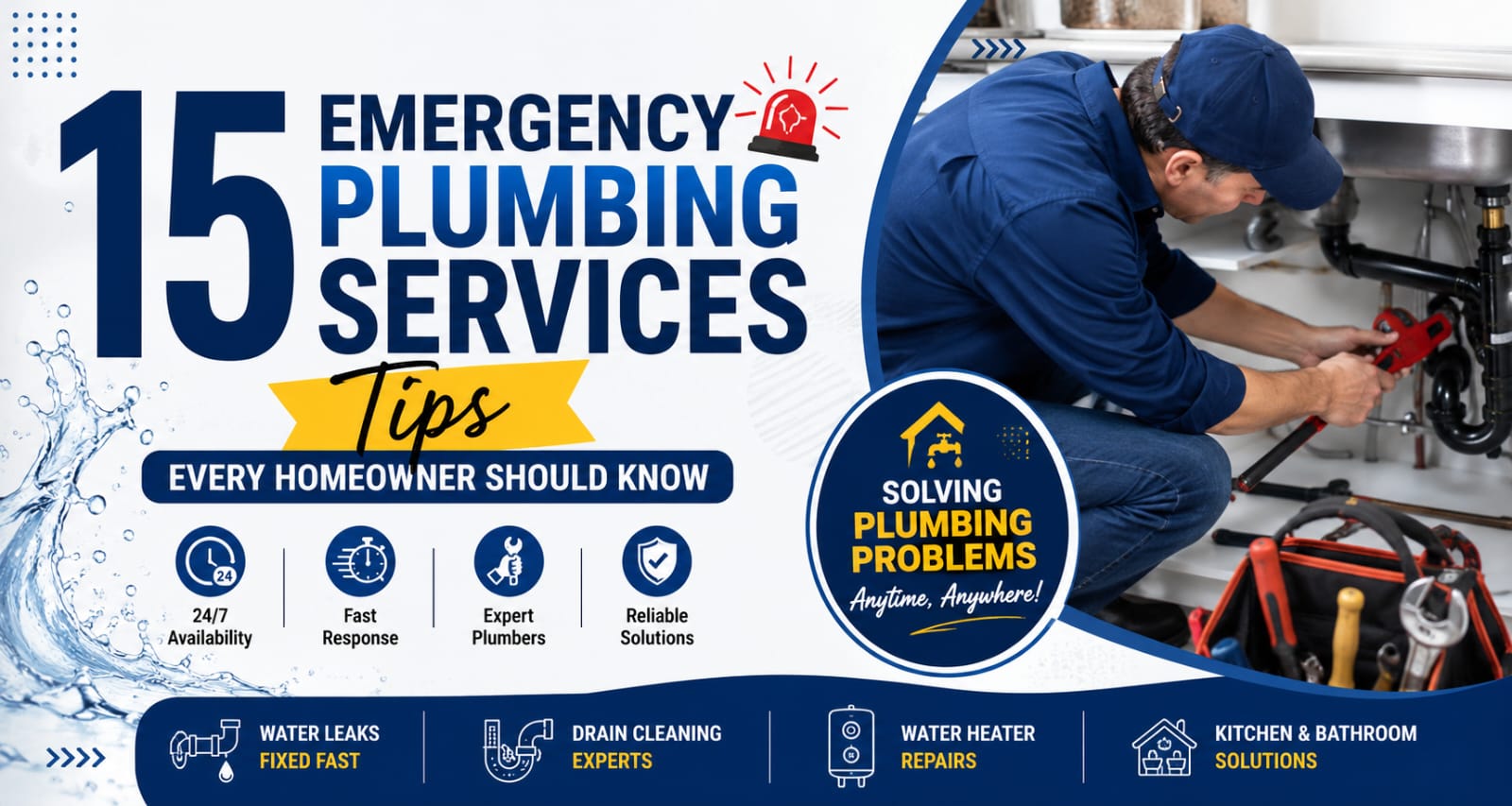15 Emergency Plumbing Services Tips Every Homeowner Should Know