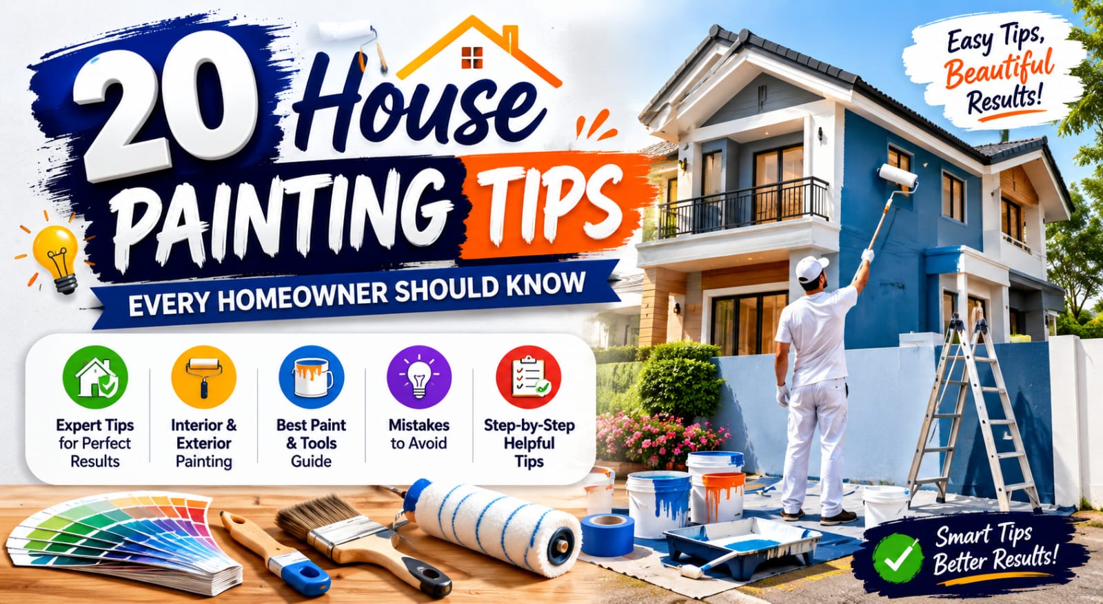 20 House Painting Tips Every Homeowner Should Know